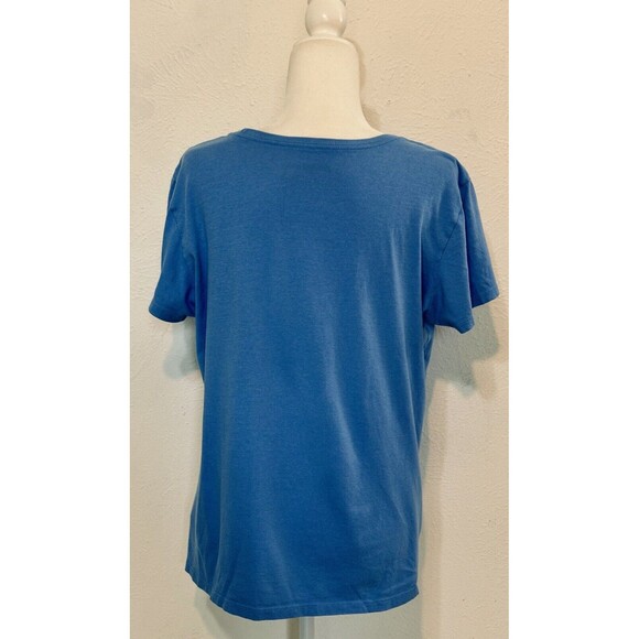 Life Is Good Size L Blue Crusher T-Shirt Grow Through What You Go Through - Picture 5 of 9